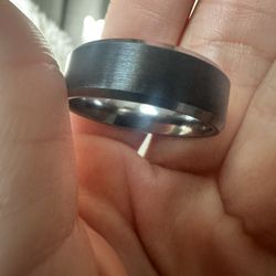 Tungsten Carbide Men’s Wedding Ring Sz 13
