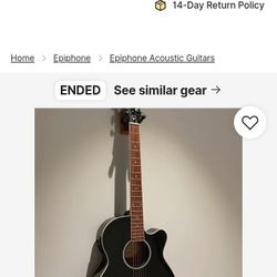 Epiphone PR-4E Le Acoustic-Electric Guitar