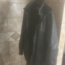 Wilson 2xL Heavy Leather Coat 