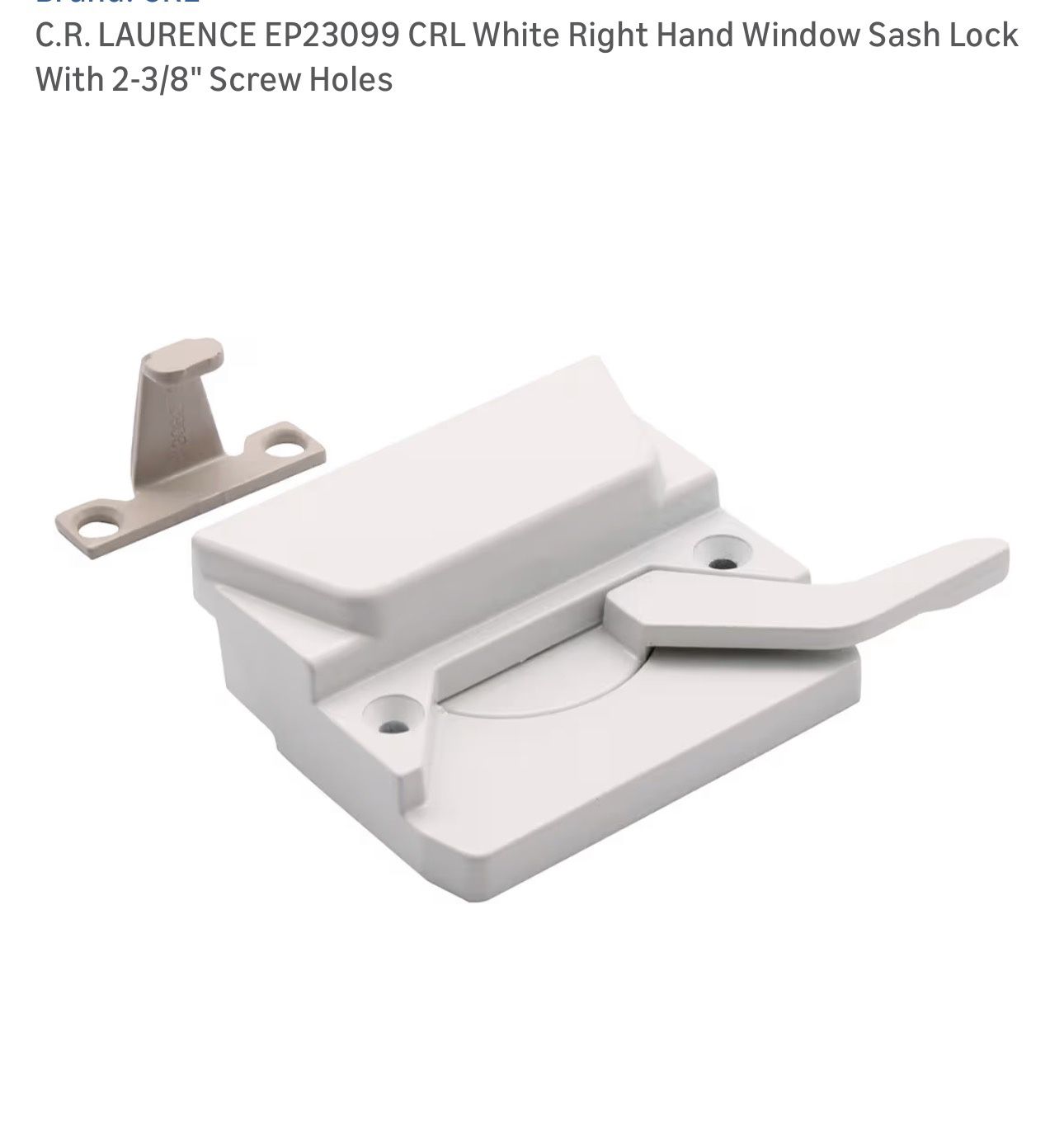 Sash Lock Right Hand