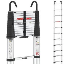 NEW 12.5FT TELESCOPING LADDER 