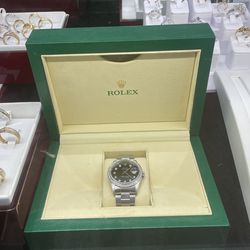 Rolex 36mm Stainless Steel Diamond Bezel 1999