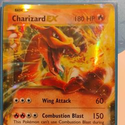 Charizard Ex Holo Damaged