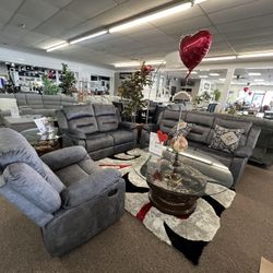 3 Pc Sofa, Loveseat And Chair 🎈🎈🎈