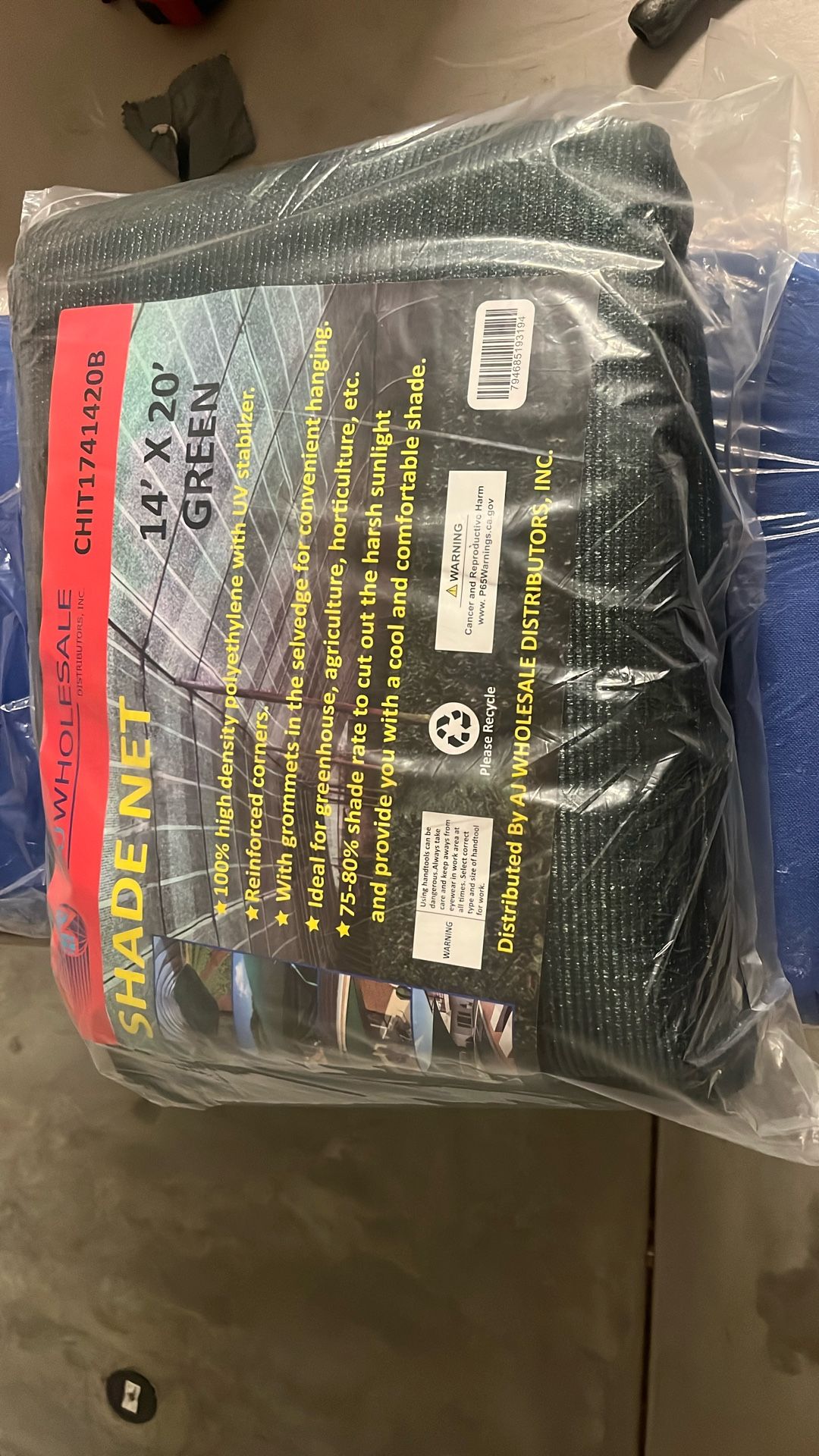 14x20 Tarp Heavy Duty Shade