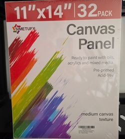11x14 Canvas Panels 32-Pack