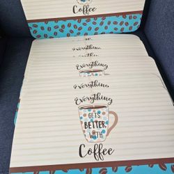 10 Coffee Themed Placemats