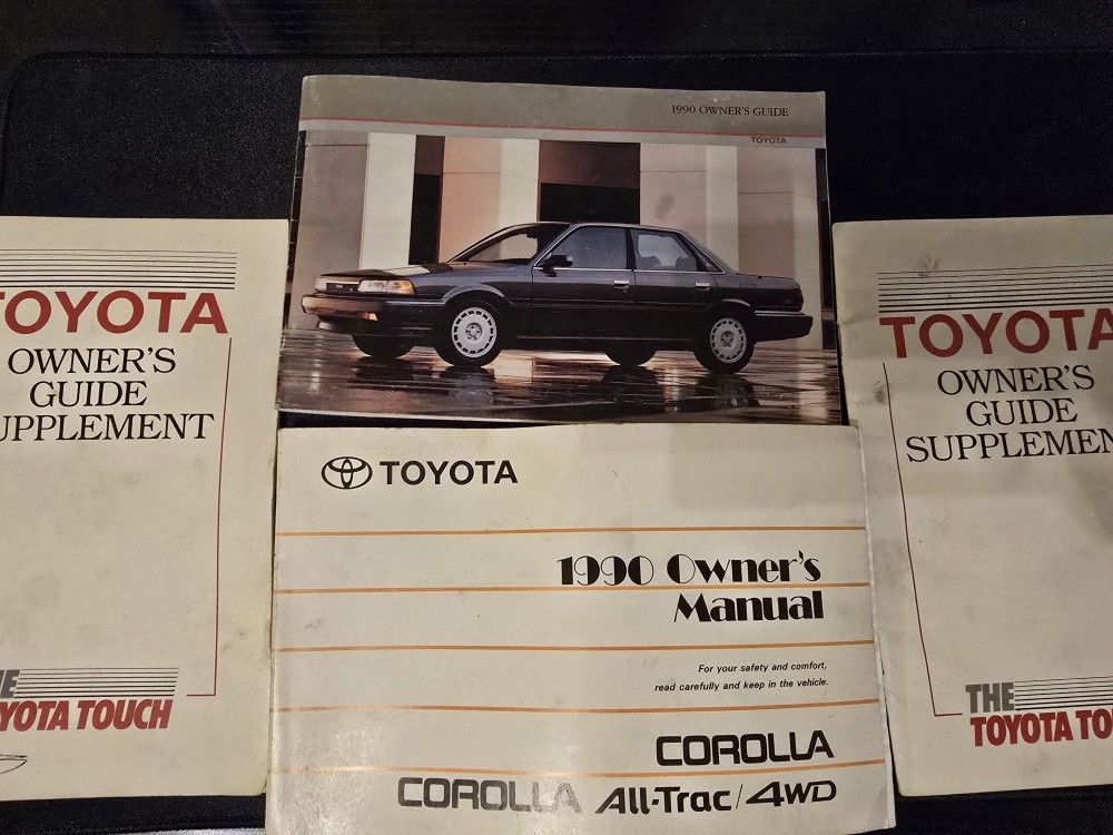 Corolla Owners Manual Booklet