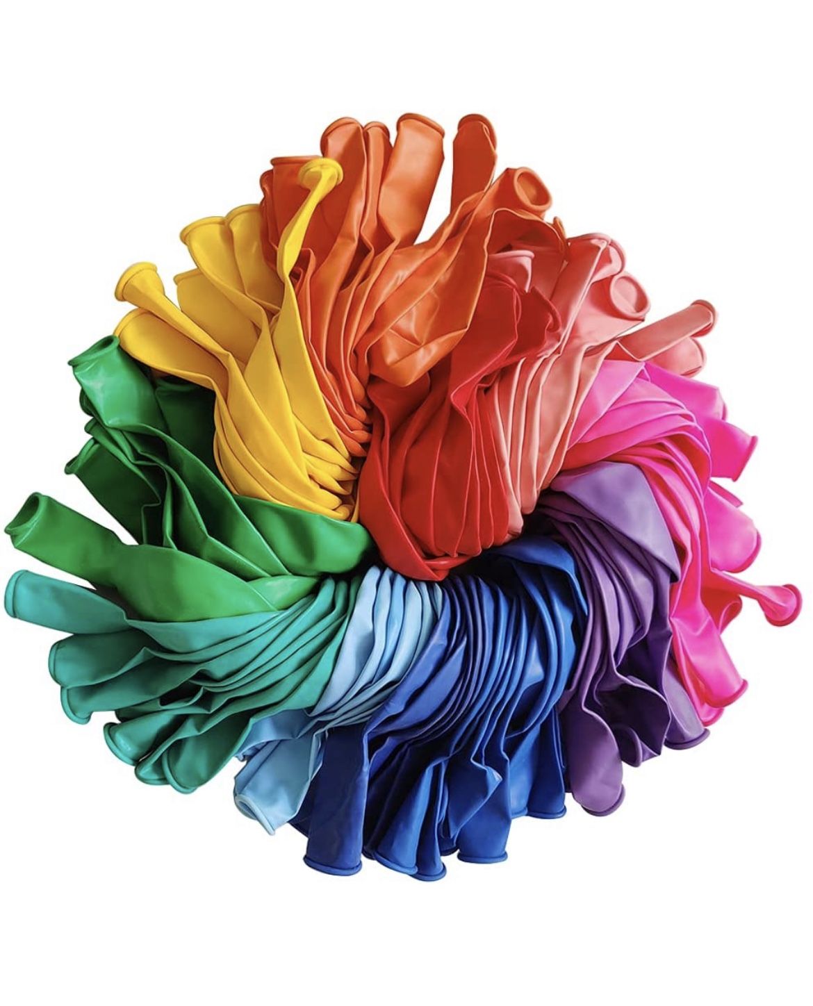 100pcs Latex Balloons, 12inch Multicolor Latex Balloons