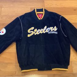 Pittsburg Steeler Leather Jacket
