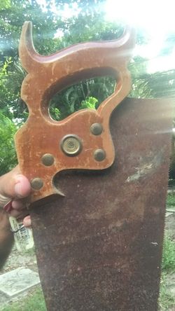 Antique 1930s 1940s Disston Phila saw tool