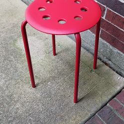 Ikea Red Stool