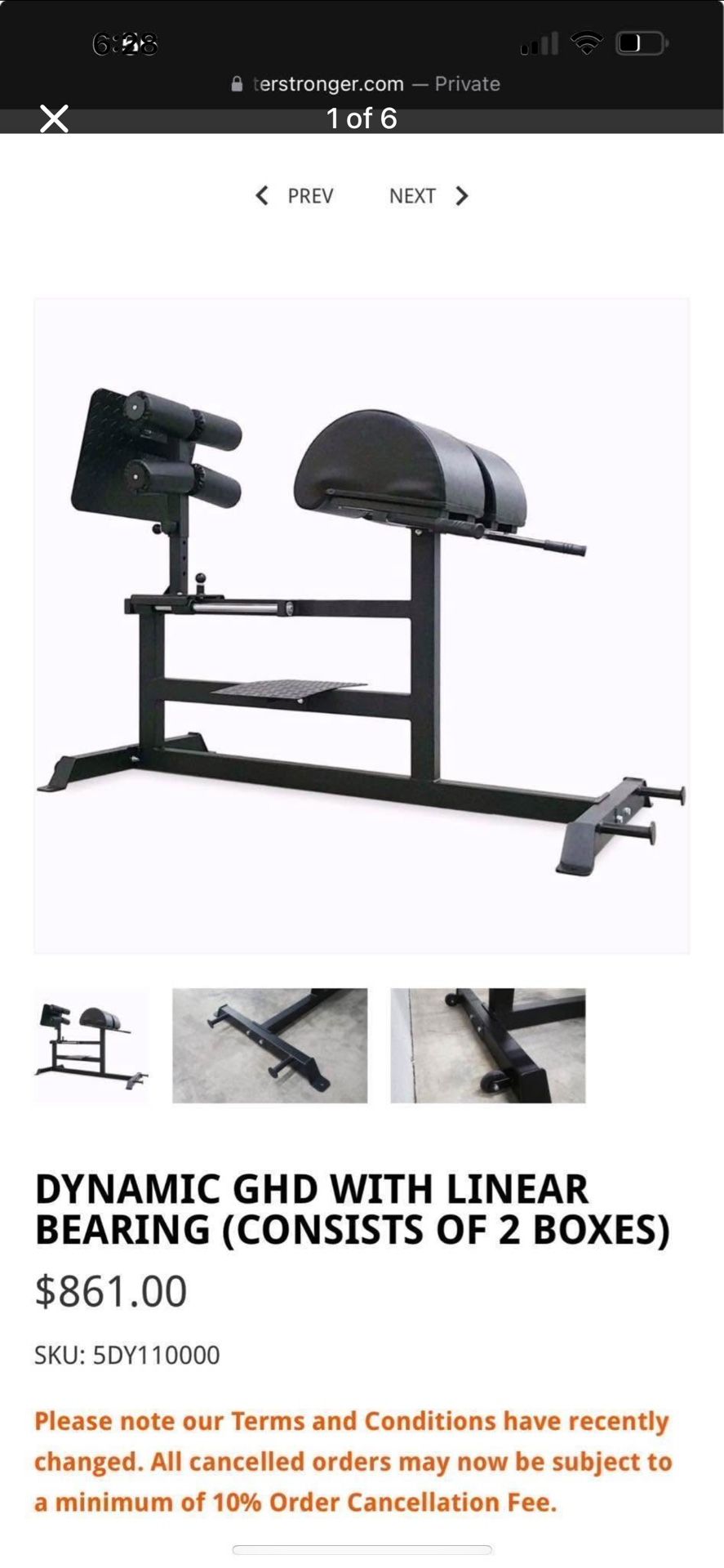 GHD Gym Equipment