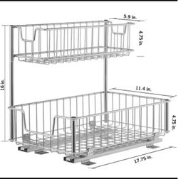 Mesa 2-tier Organizer with Drawers 4L