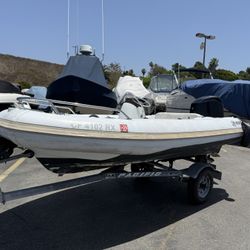 2014 Mercury Marine M400 inflatable boat.  14’ Mercury 50HP motor