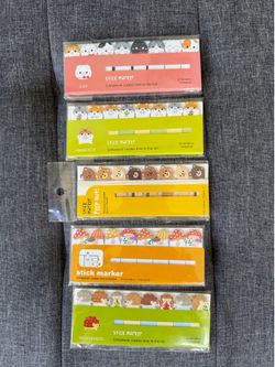 New stick marker sets (5 packs)