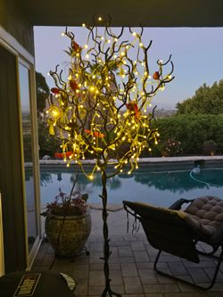 Large 8ft Forged Iron Tree