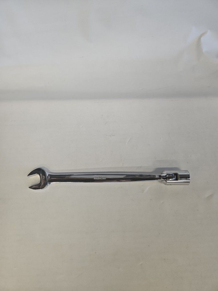 Snap On FHOM17 17mm 12 Point Flex Head/ Open End Combination Wrench  815235-11