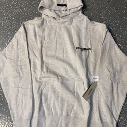 Light oat essentials hoodie
