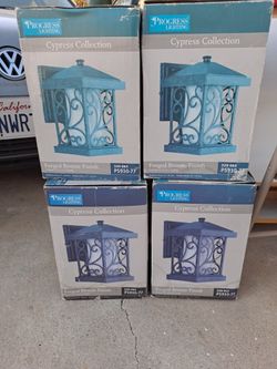 NIB Progress Lighting Cypress Collection Forged Bronze Lights