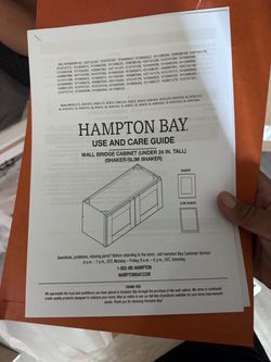 Hampton Bay Wall Bridge Cabinet