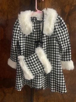 Bonnie Jean Plaid Dress 3 Piece Set