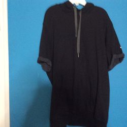 Black Adidas Sleeve Less Hoodie Size 2XL