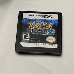 Pokemon Black Version 2 (Nintendo DS) Lite DSi XL 3DS 2DS Authentic Cart Tested