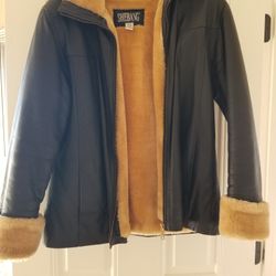 Shebang Genuine Leather Jacket Black