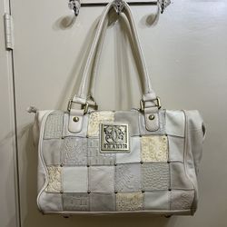 Sharif Leather Patchwork Handbag Purse