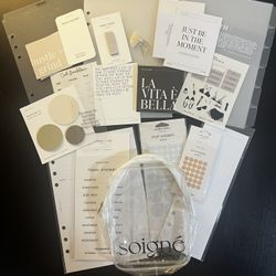 Cloth & Paper Bundle – Neutral Inserts + Tabs + Stickers