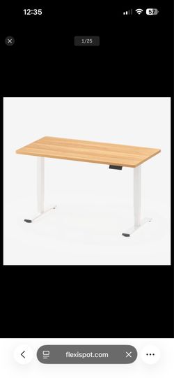 FlexiSpot E5 Dual Motor Standing Desk 48” x 30”