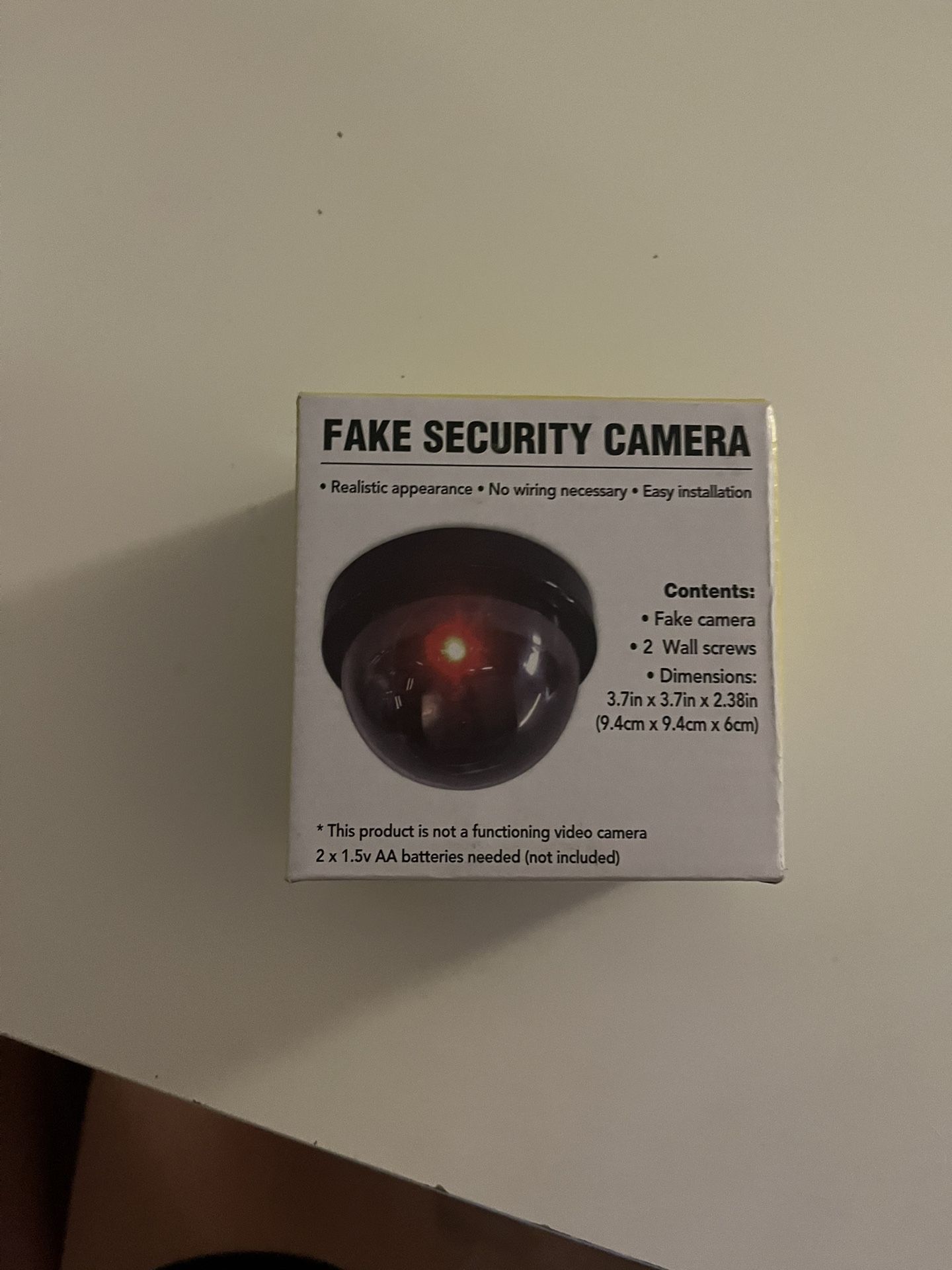 Fake Security Camera