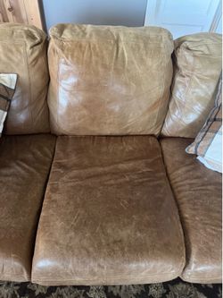 Leather couch