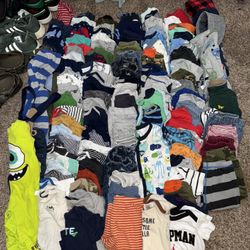 Boys Size 3 To 6 Months Mostly All Winter Stuff 