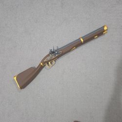 Nerf Musket, 3d Printed Product. Primary Color: Brown, Secondary Color: Gray, Tertiary Color: Gold. Works Very Well. Tested Before Shipping Or Pickup.