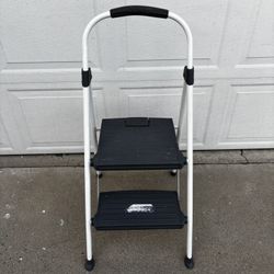 COSCO 2-Step Connection Folding Step Stool with Large Resin Steps, Max Reach Banco Escalera Latter