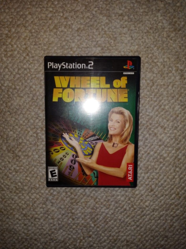 Playstation 2 PS2 Wheel Of Fortune