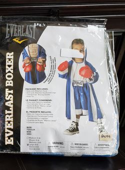 New Childs Everlast Boxer Costume