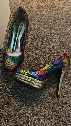 🔥NEW, NO BOX🔥 Women’s snakeskin-like heels