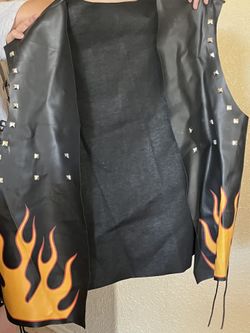 Halloween Biker Vest