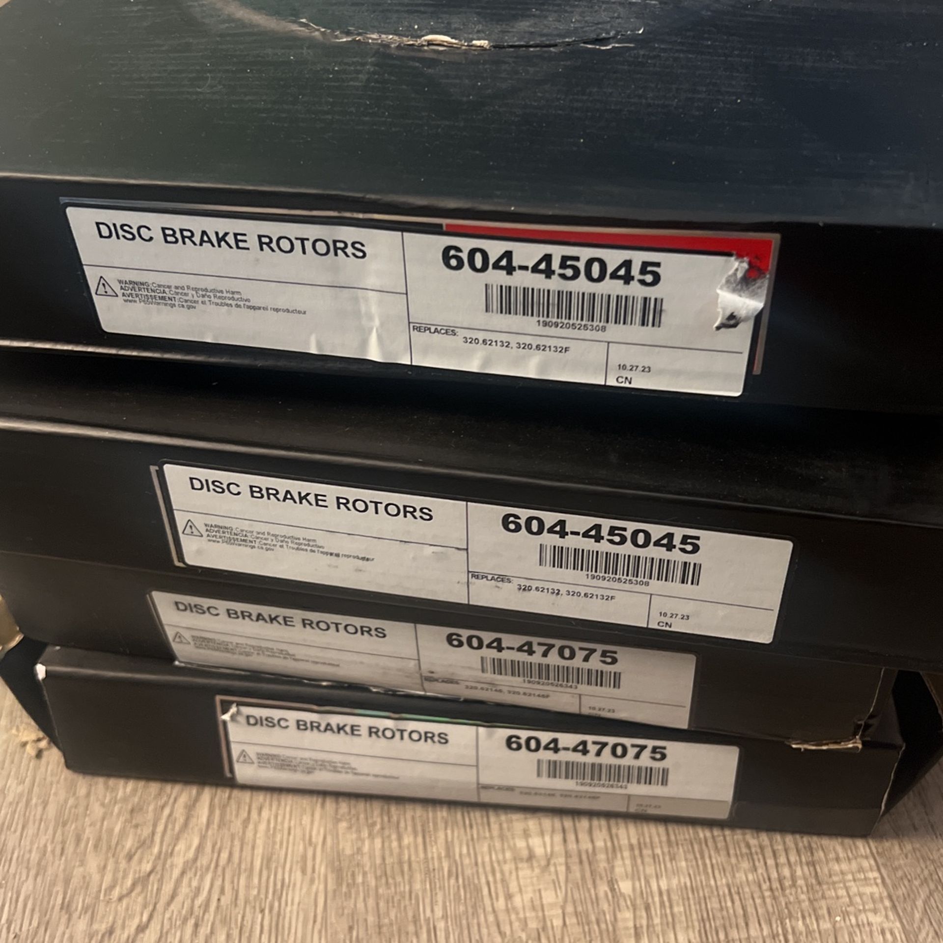 Brake rotors Set Of 4