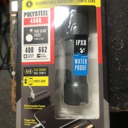 RECHARGEABLE FLASHLIGHT  POWER BANK