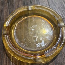 Vintage Amber Ashtray