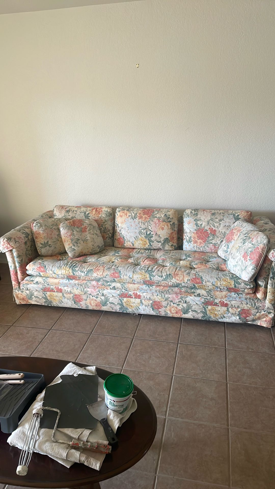 Vintage Floral Couch