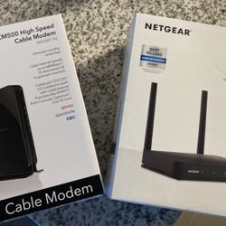 Cable Modem & Wifi Router 