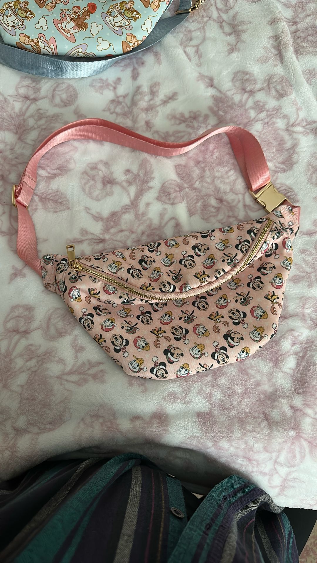 Used Disney Mickey And Friends Fanny Pack Bag
