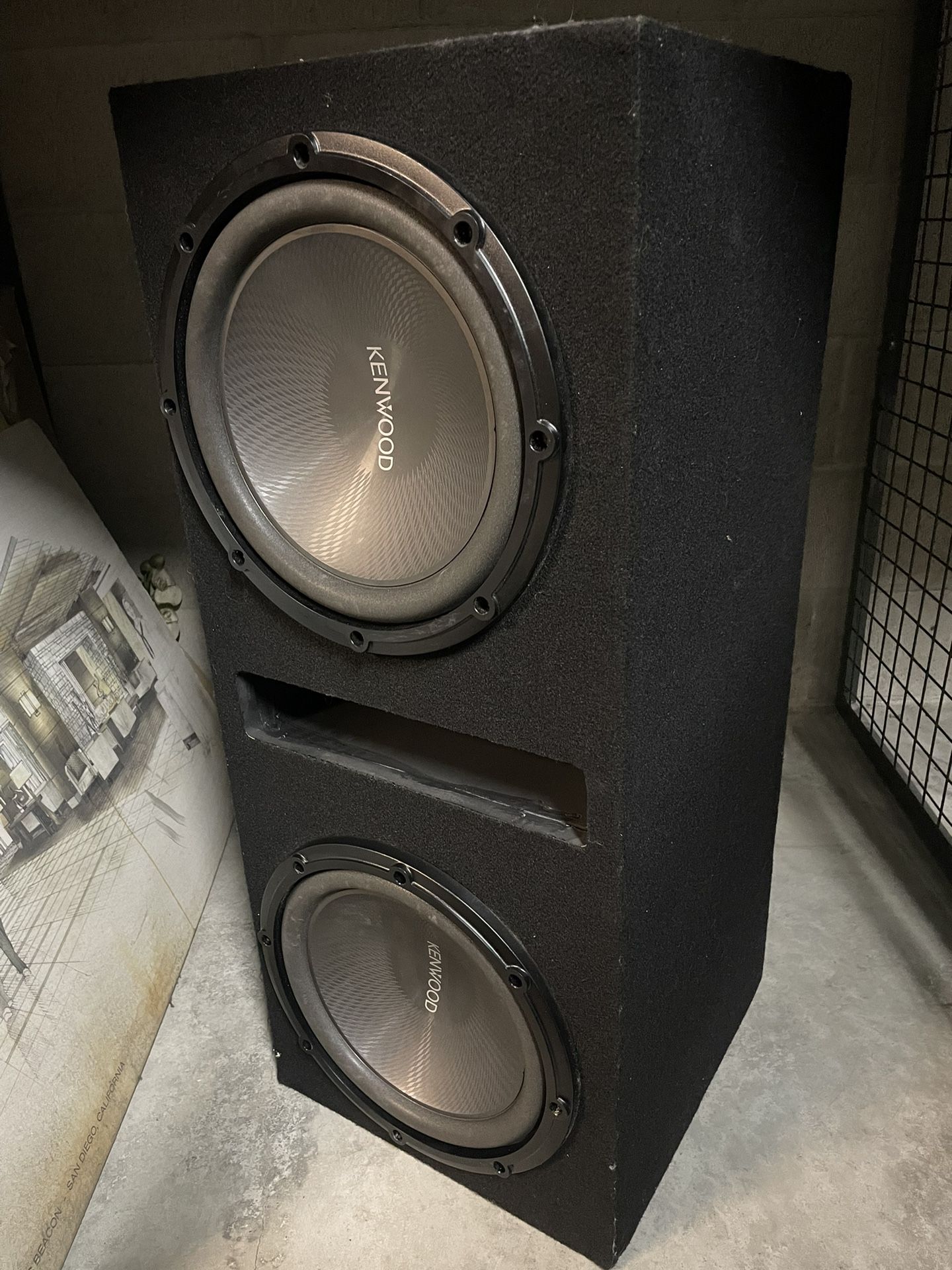 Car Audio Kenwood 12” Subwoofers