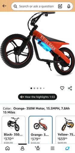 Kids E bike