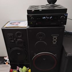 Denon Reciever, Equalizer,CD Player